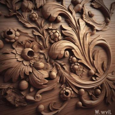 Patterns and decorations stl iw 3 3d model
